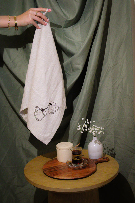 Over a Cup of Tea Towel