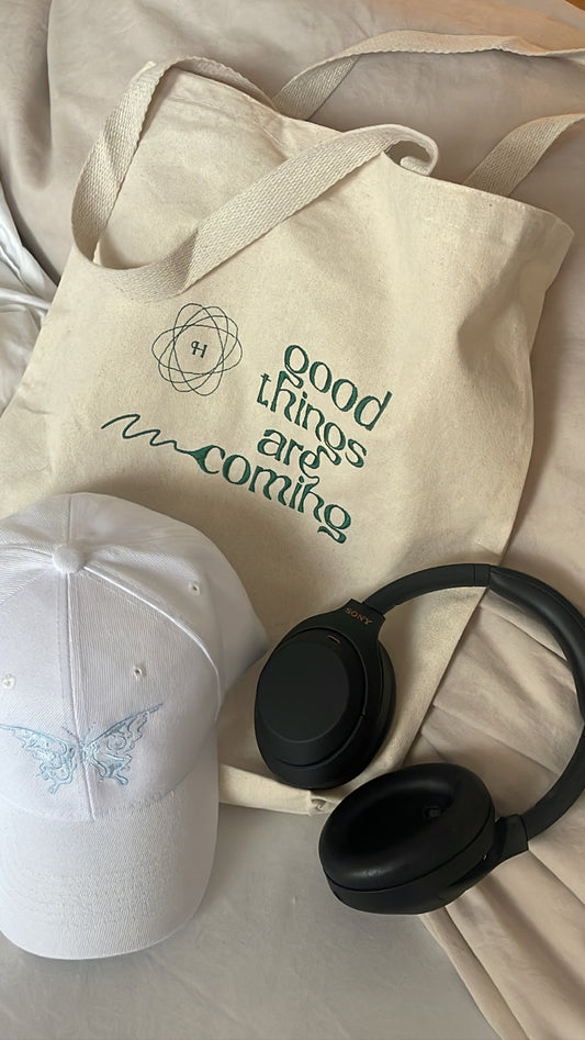 Good Things Are Coming Tote Bag