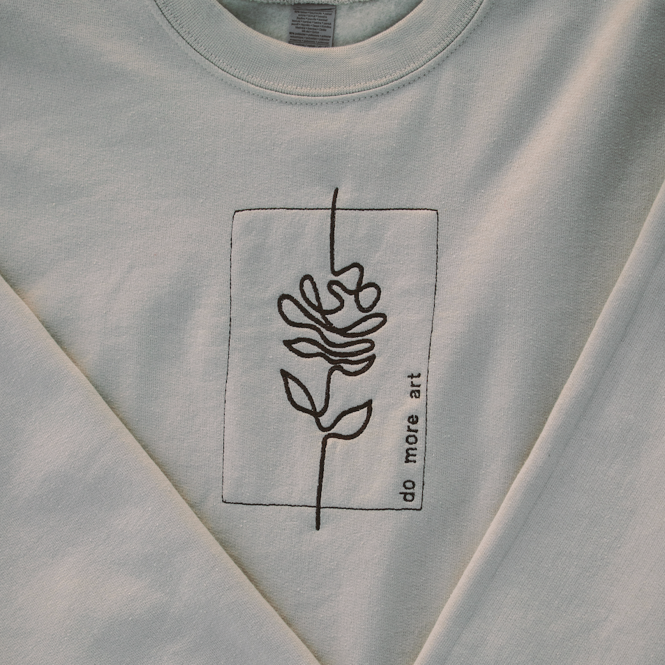 Do More Art Crewneck Sweatshirt