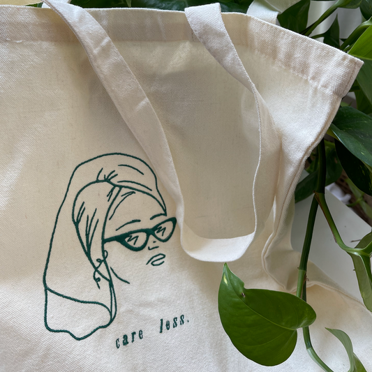 Care Less Tote Bag