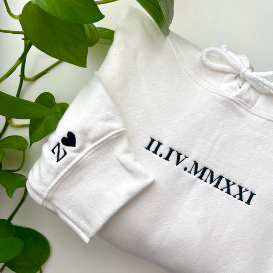 Custom Roman Numeral Sweatshirt