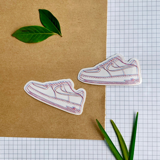 3D Kicks Sticker
