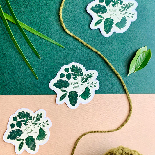 Plant Mom Sticker