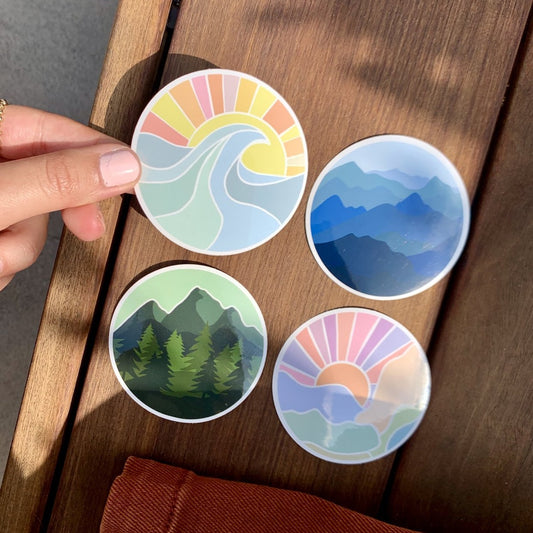 Nature Landscape Sticker Pack Collection