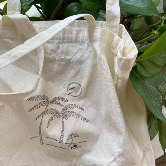 Palm Beachin' Tote Bag