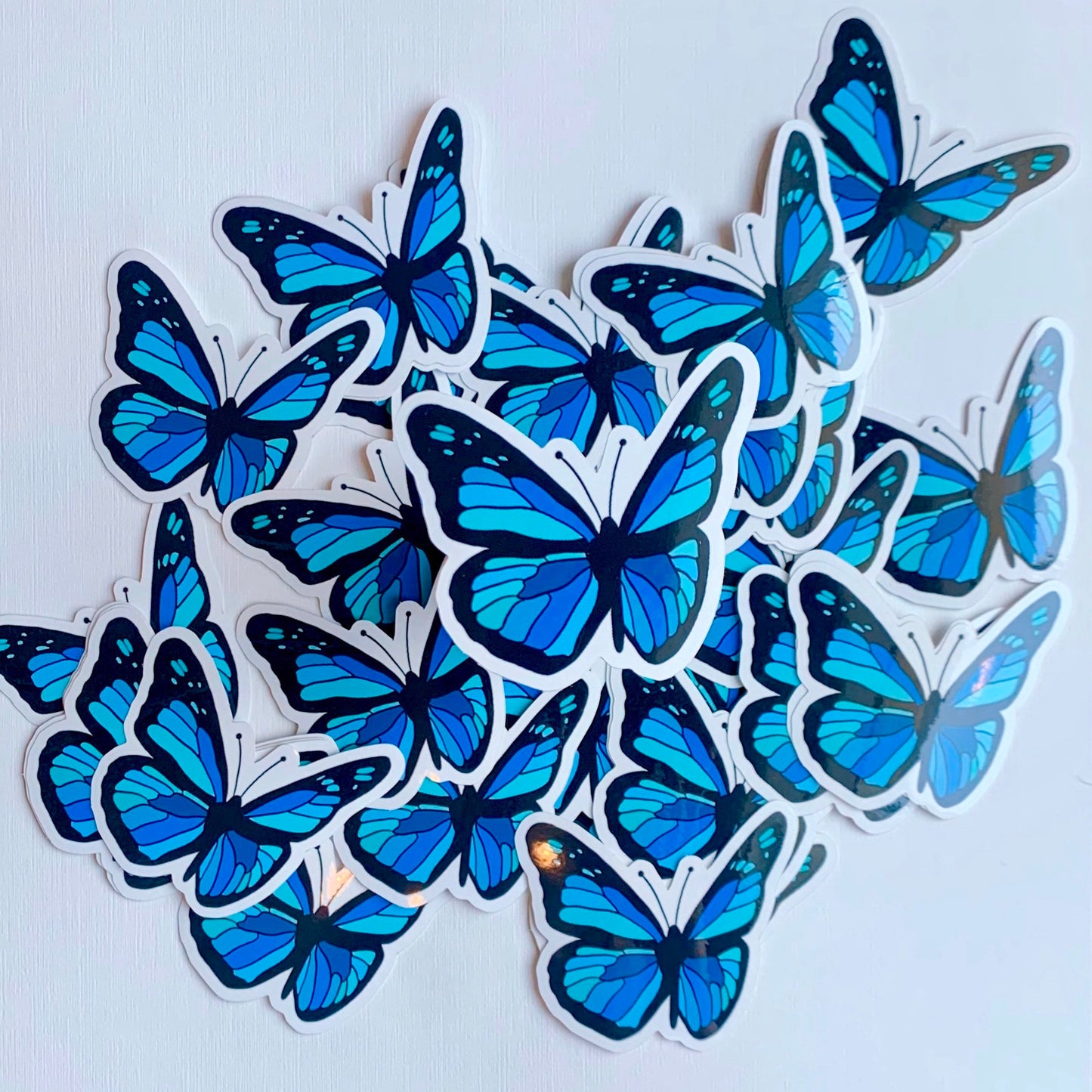 Morpho Butterfly Sticker