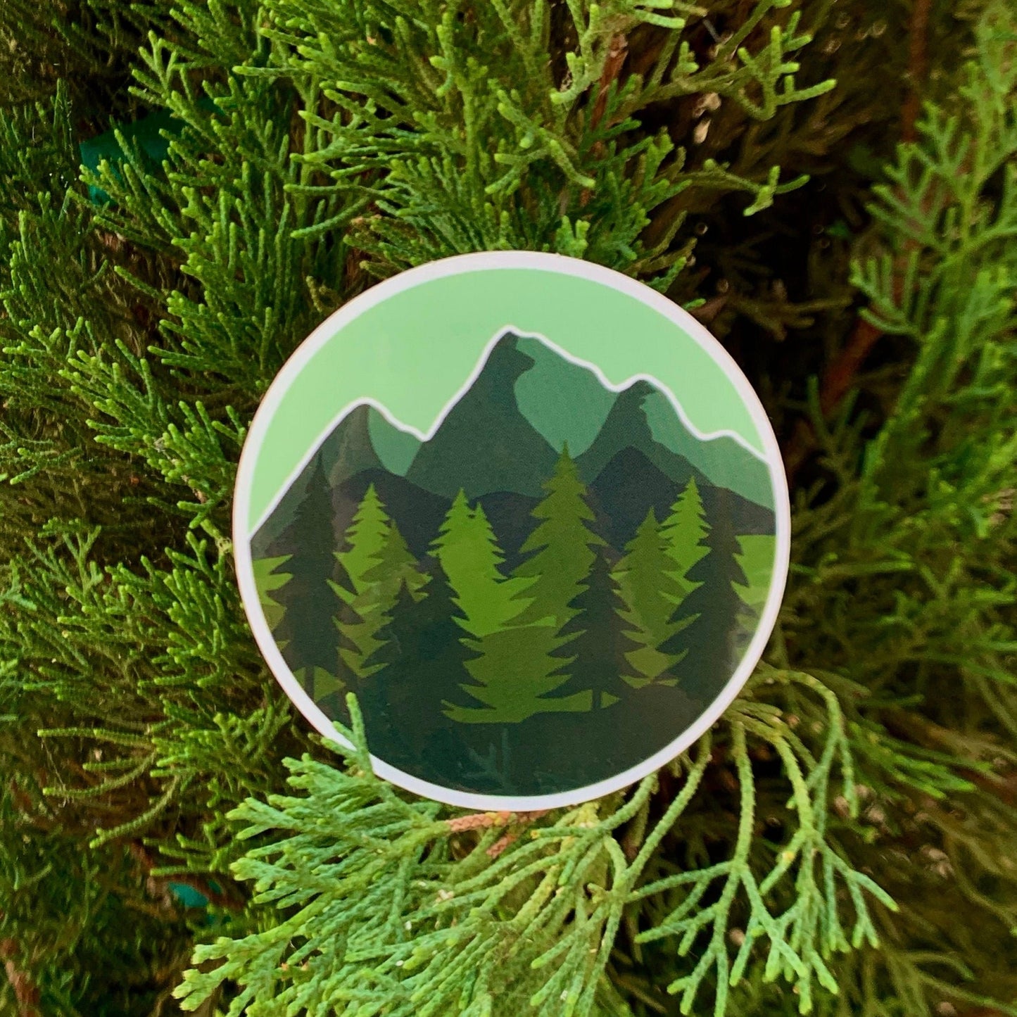 Forest Landscape Sticker