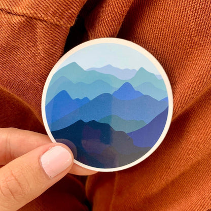 Mountain Landscape Sticker